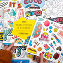 POSTER XL STREET ART + PEGATINAS