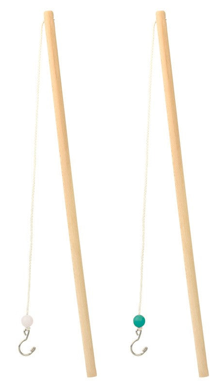 Set 6 Patos Coral + 2 Cañas Pescar