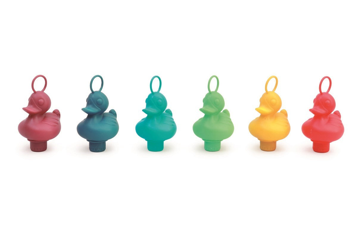 Set 6 Patos Coral + 2 Cañas Pescar