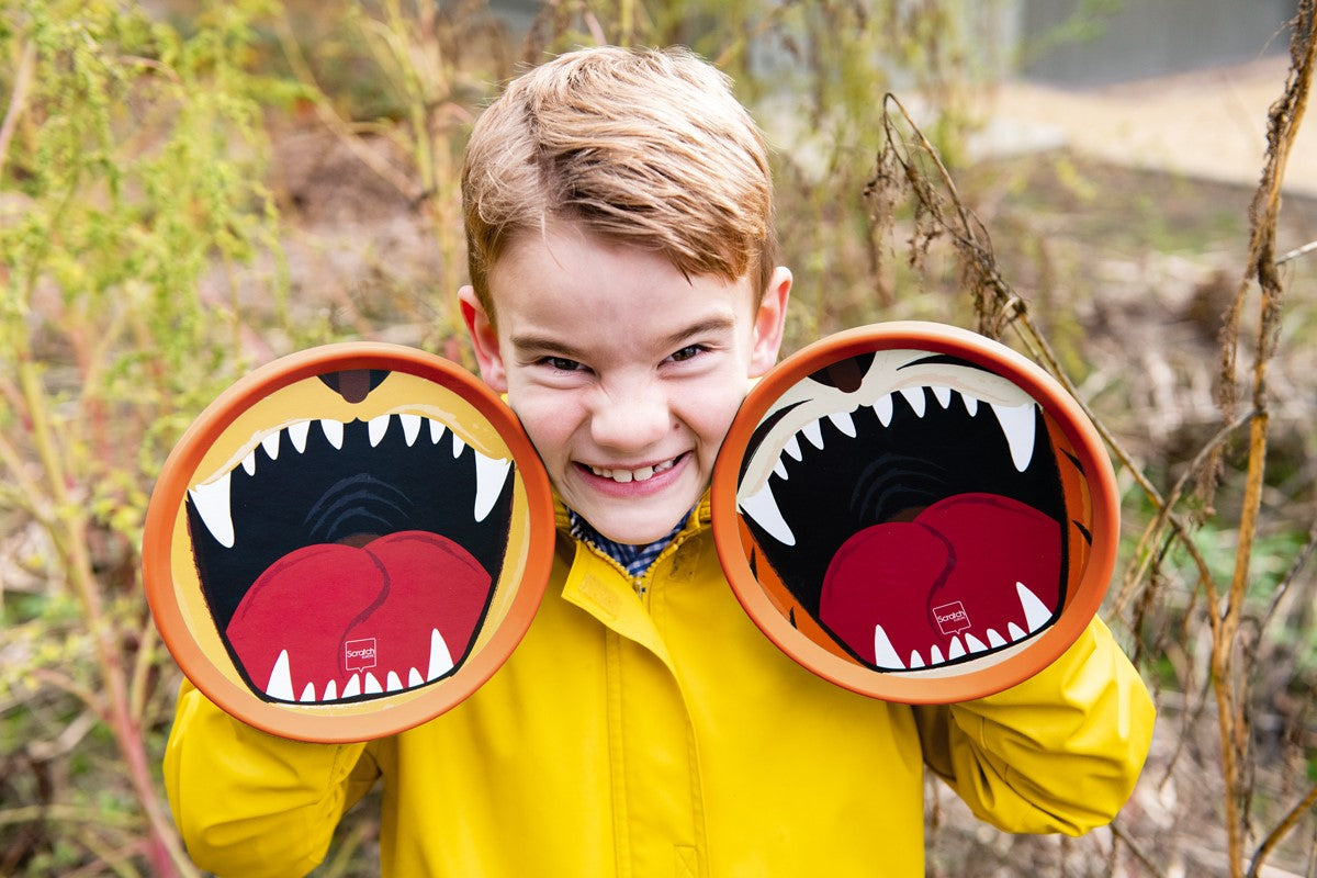 DISCO DE MANO DUO TIGRE Y LEON