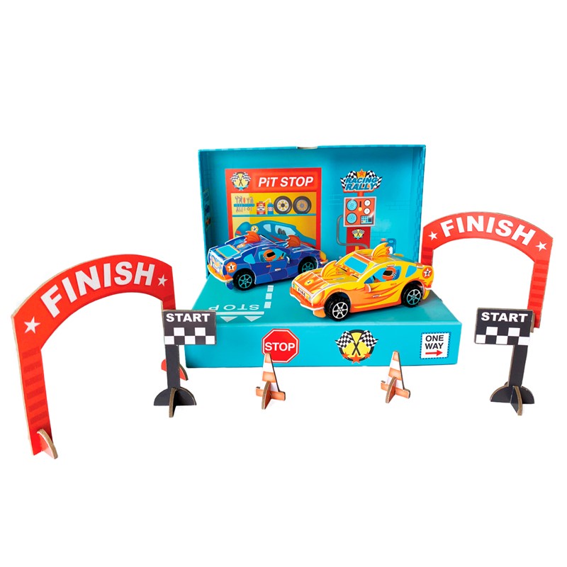 SET CREA TU BOX CON COCHES DE CARRERAS