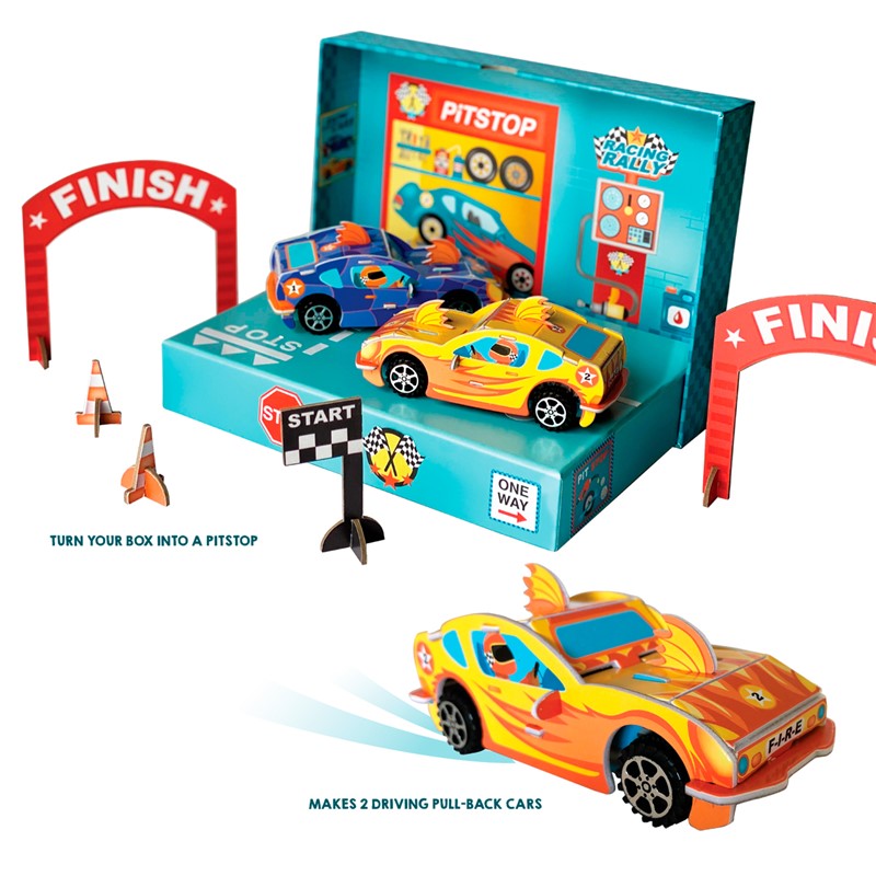 SET CREA TU BOX CON COCHES DE CARRERAS