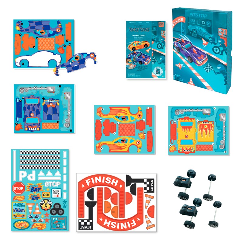 SET CREA TU BOX CON COCHES DE CARRERAS