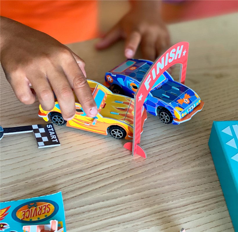 SET CREA TU BOX CON COCHES DE CARRERAS