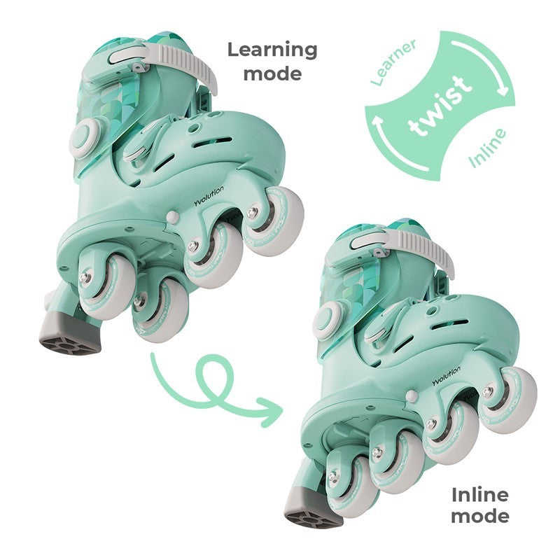 Patines Twista Verde T.30-34