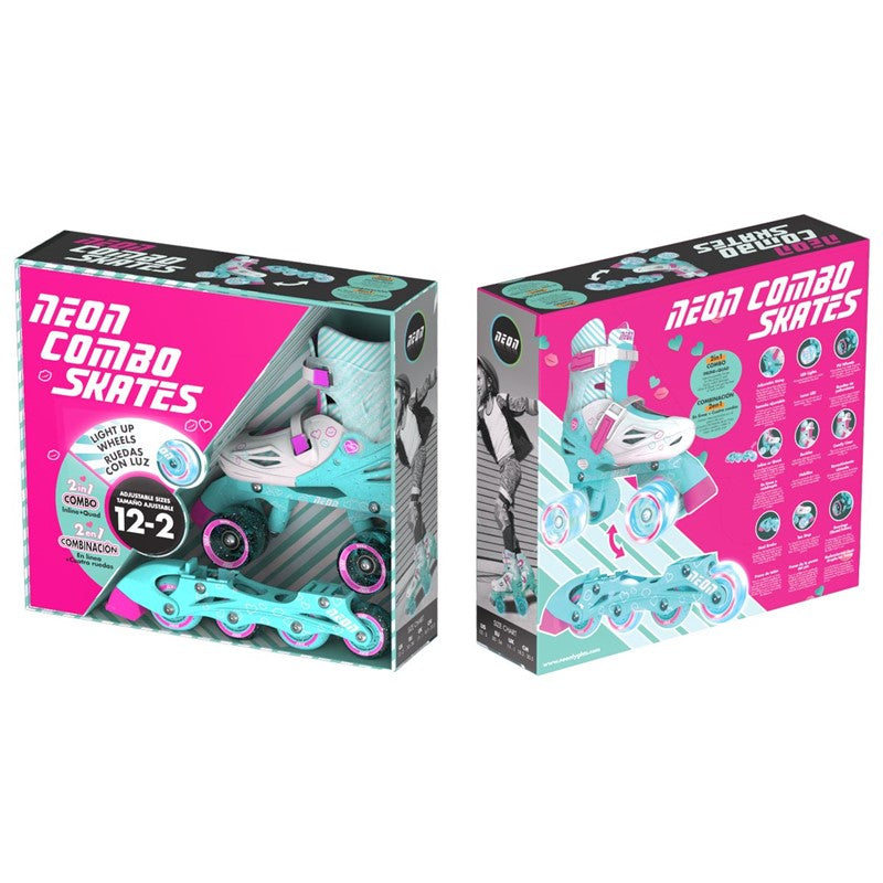 Patines Combo Turquesa T.34-37