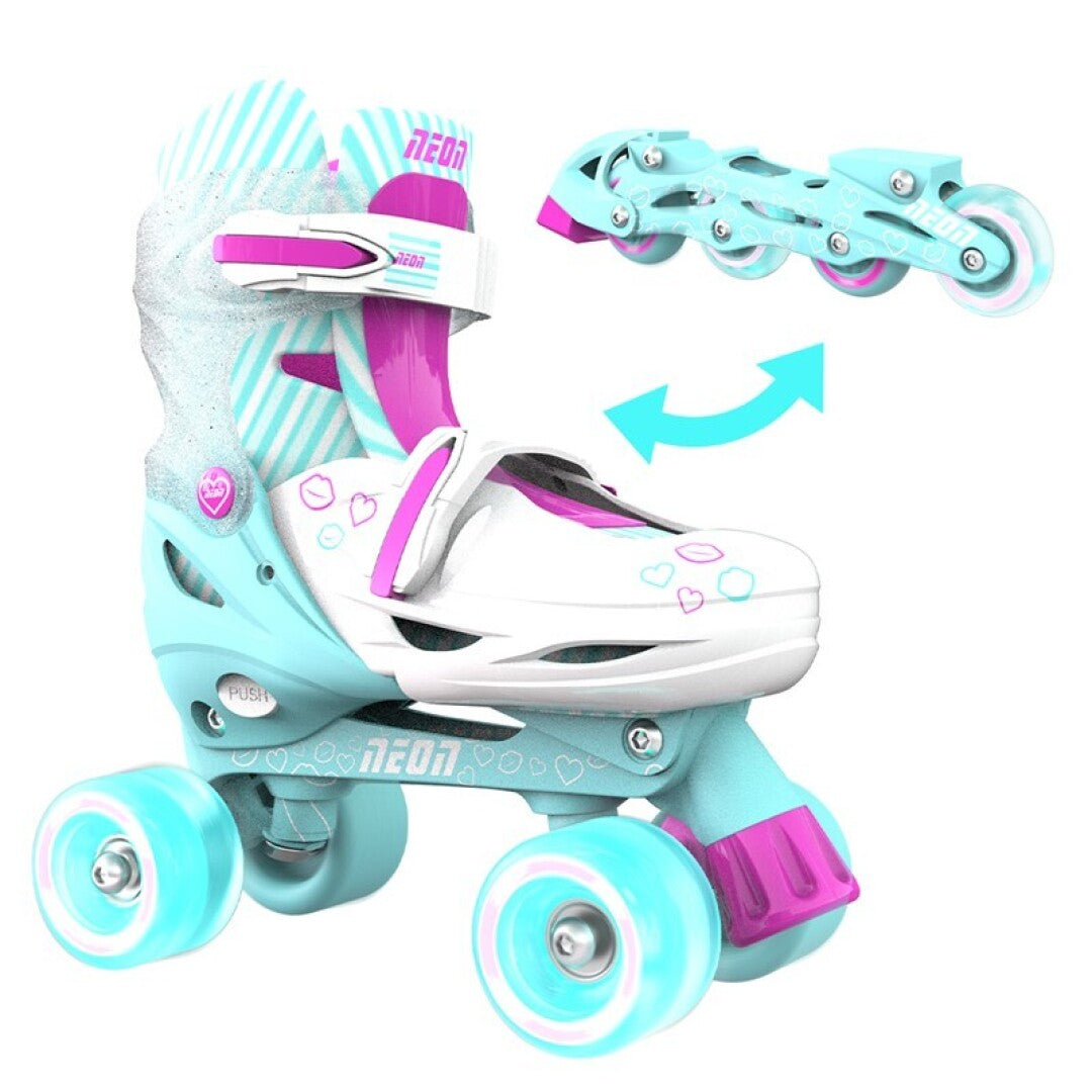 Patines Combo Turquesa T.34-37