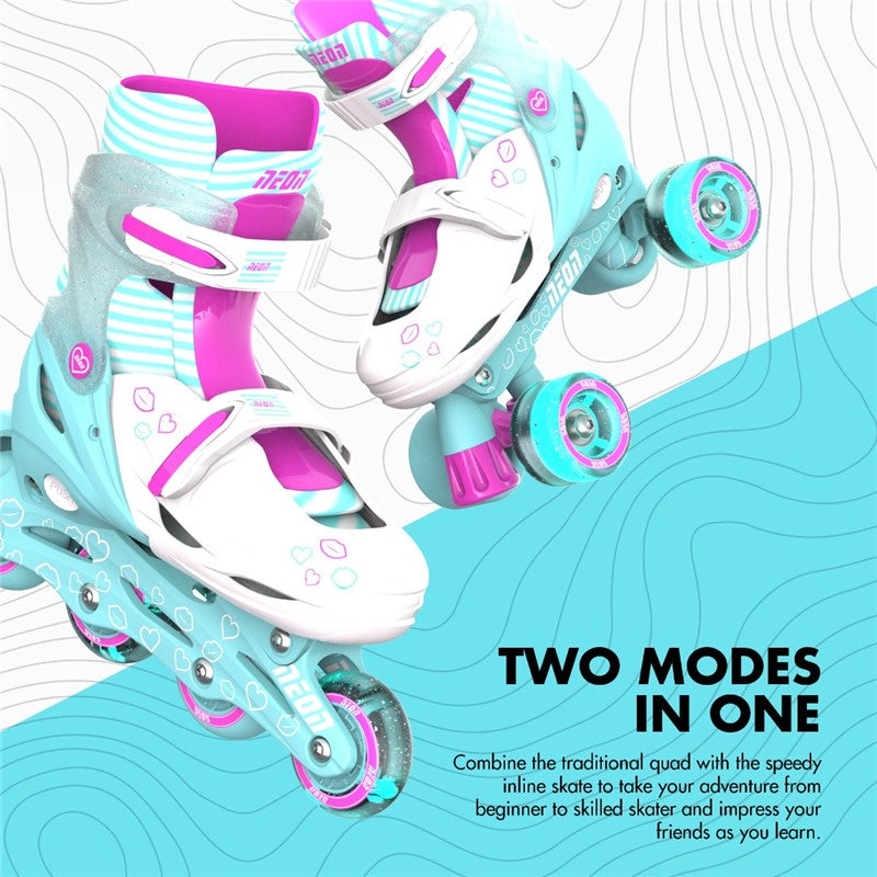 Patines Combo Turquesa T.30-33