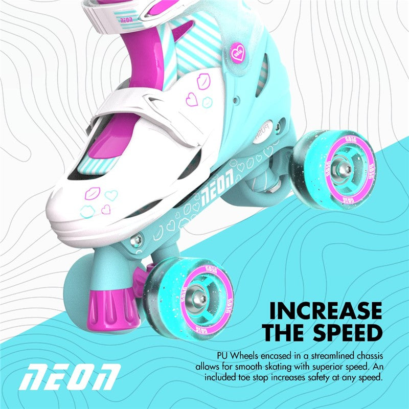 Patines Combo Turquesa T.30-33