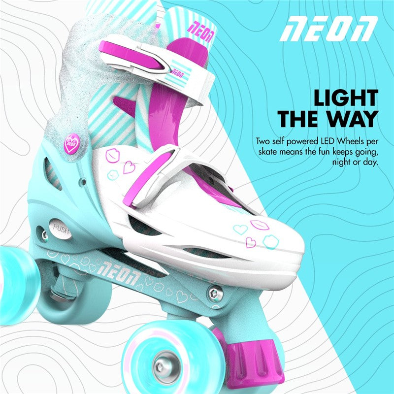 Patines Combo Turquesa T.30-33