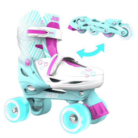 Patines Combo Turquesa T.30-33