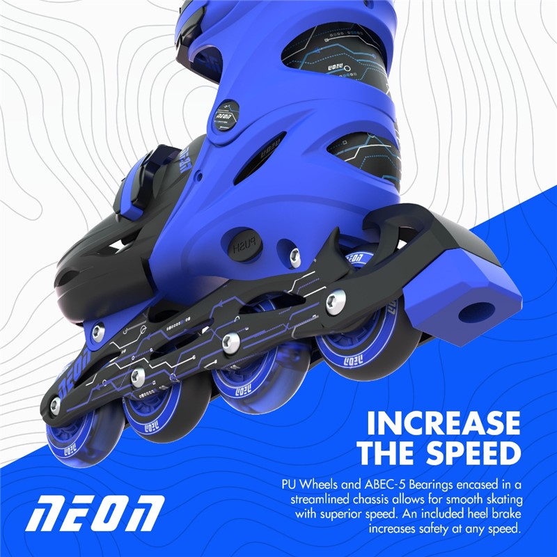 Patines Combo Azul T.34-37