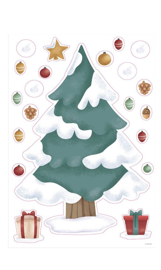 Pegatinas de Ventana Árbol de Navidad