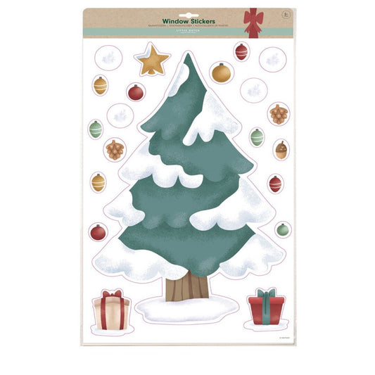 Pegatinas de Ventana Árbol de Navidad