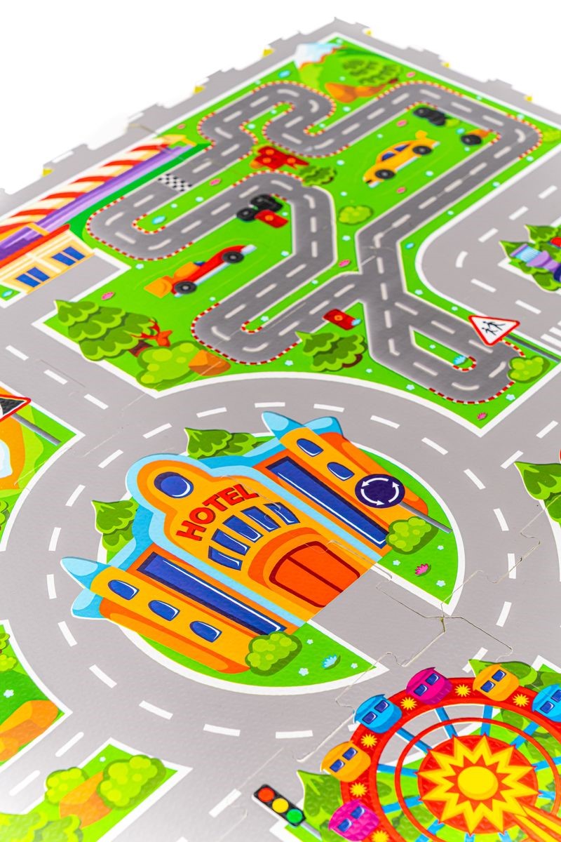 ALFOMBRA PUZLE CARRETERAS