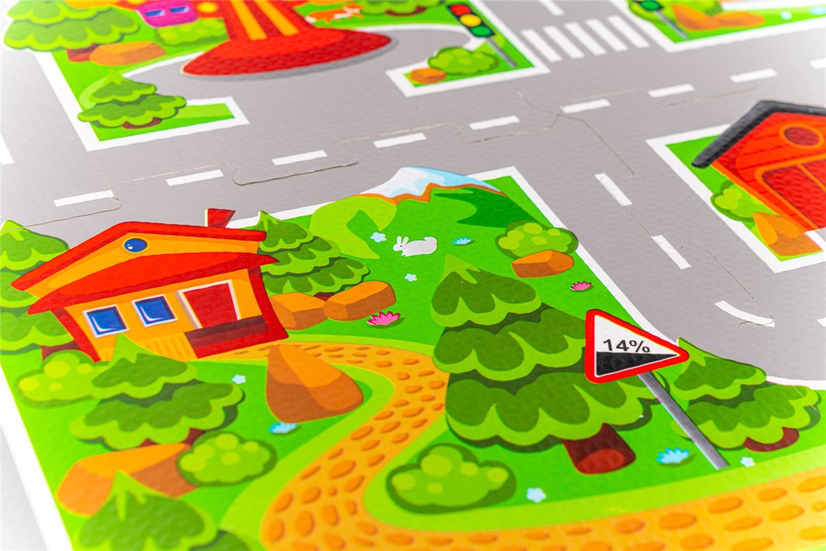 ALFOMBRA PUZLE CARRETERAS