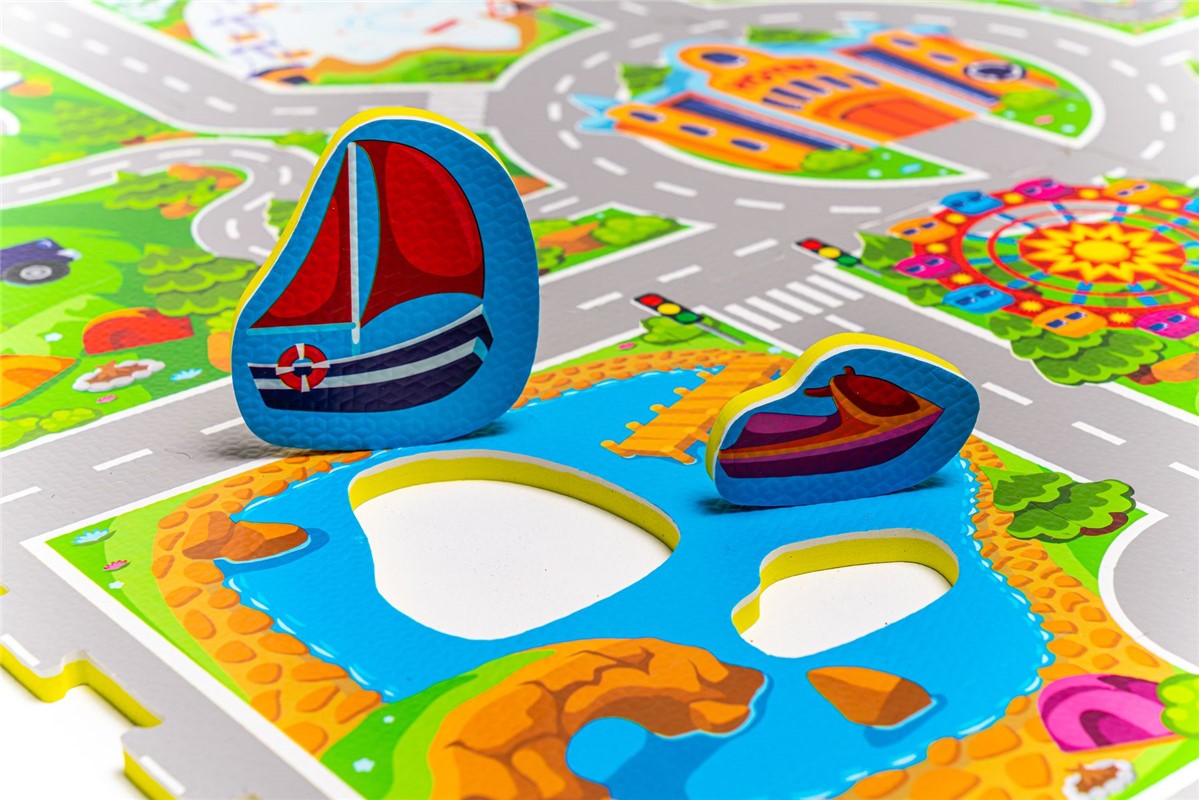 ALFOMBRA PUZLE CARRETERAS
