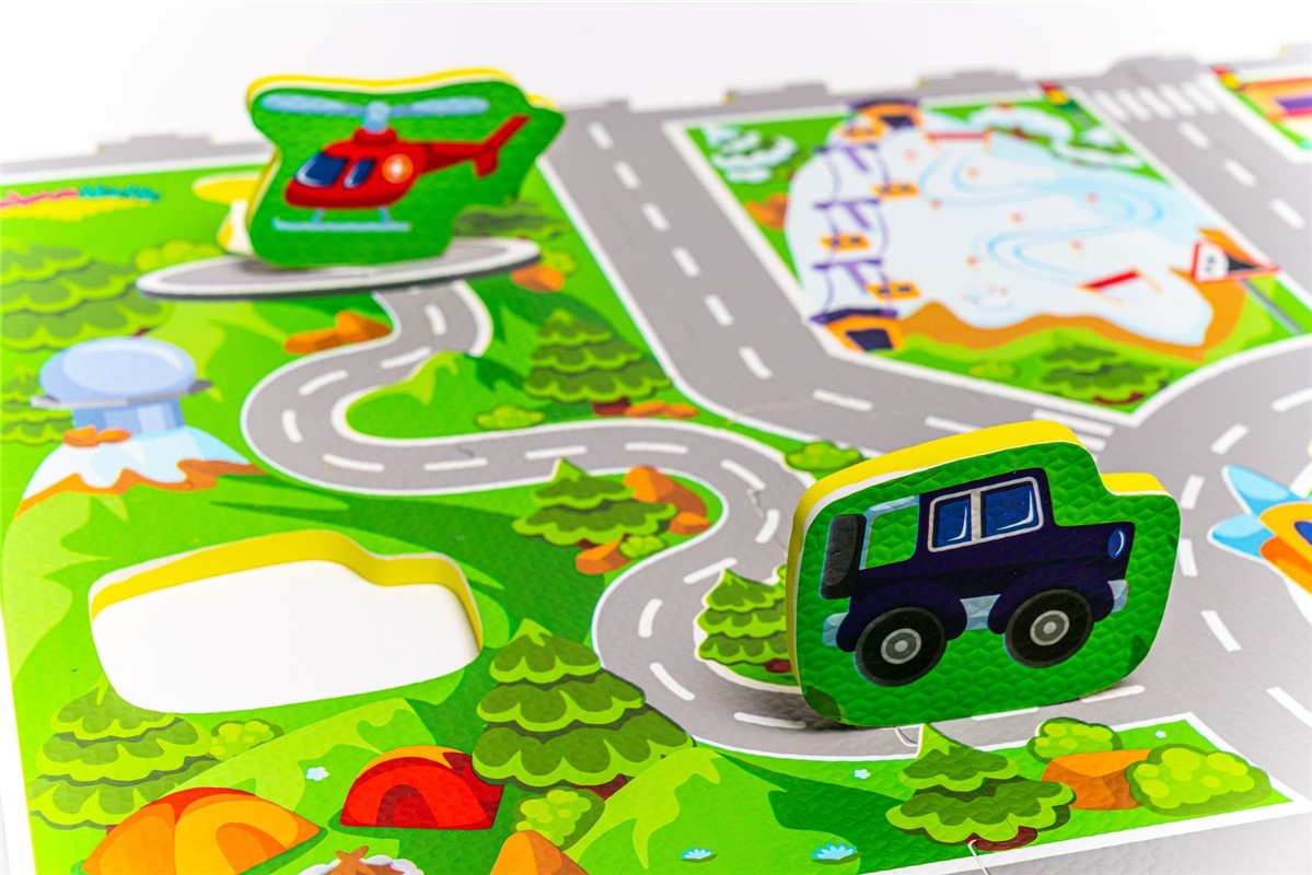 ALFOMBRA PUZLE CARRETERAS