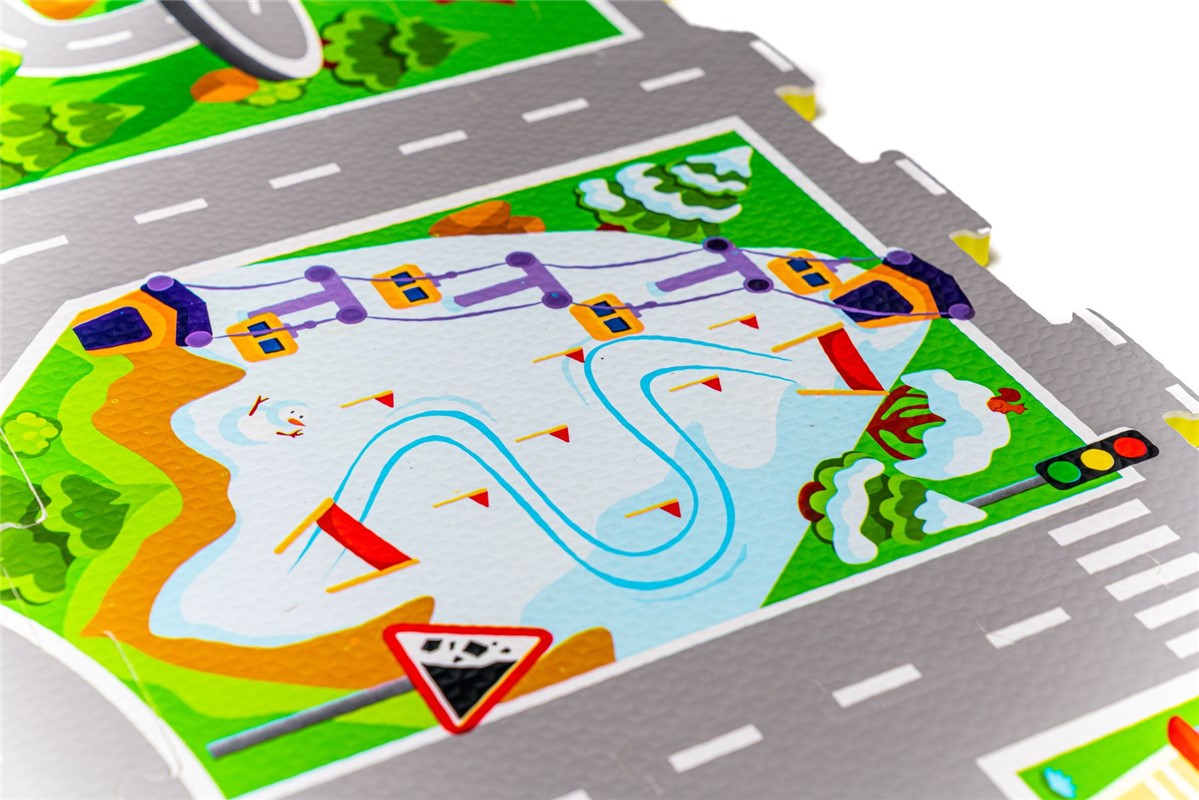 ALFOMBRA PUZLE CARRETERAS