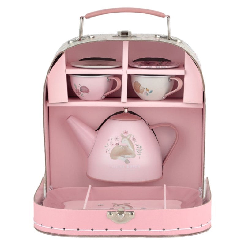 Maleta con Set de Té Fairy Garden