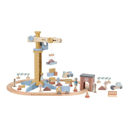 Set de Construcción con Grúa