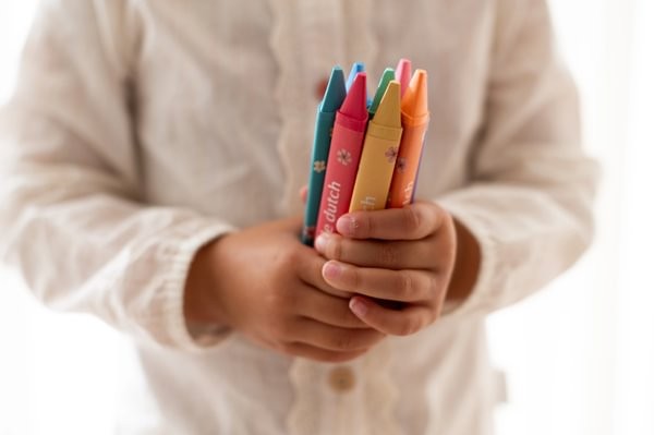 Crayones de Cera Rosa