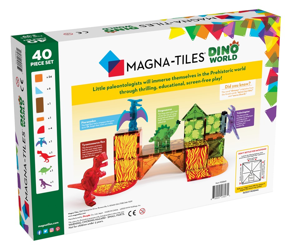 Magna-T Dino World 40 pcs