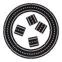 Magna-T Roads 12 pcs