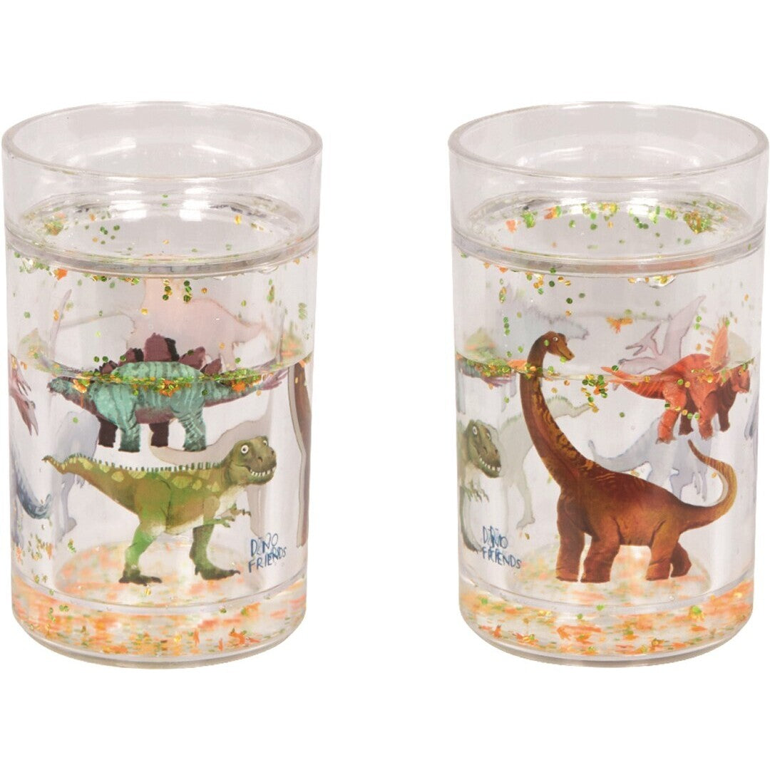 Vaso con Purpurina Dino