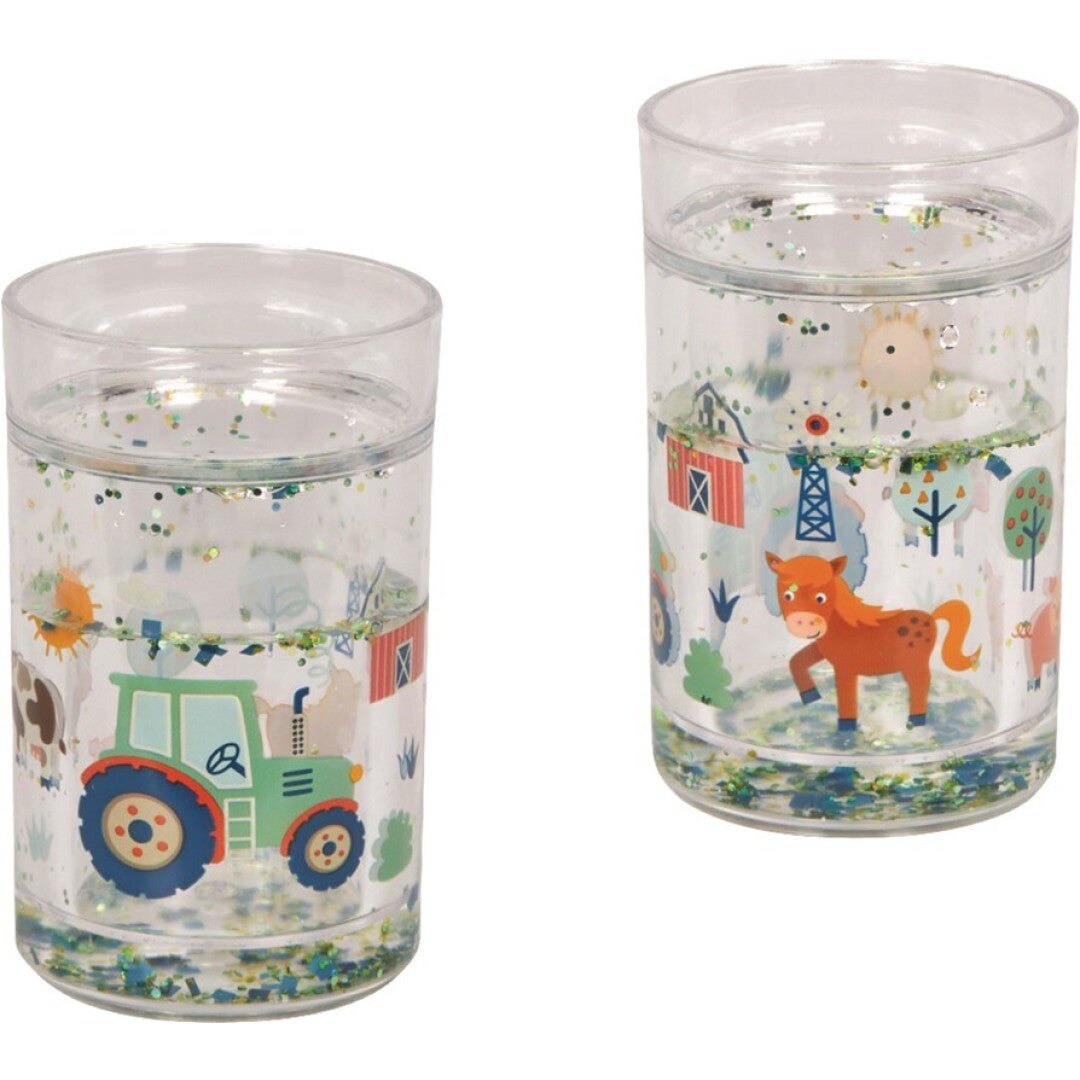 Vaso con Purpurina Granja