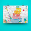 POSTER GAMES PARA COLOREAR + 1 LÁPIZ