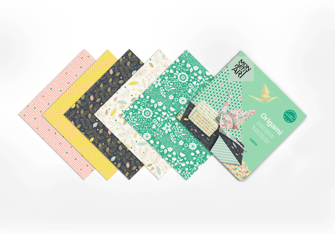 Kit origami - Verde