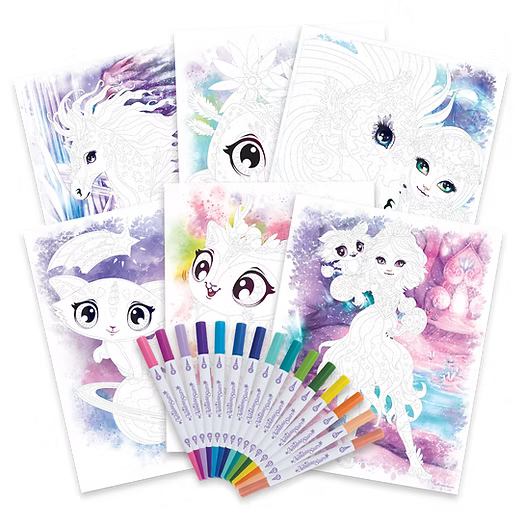 Juego de libros para colorear - Nenuphia