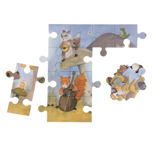 Maletín con Puzzle Músicos 40 Pzas