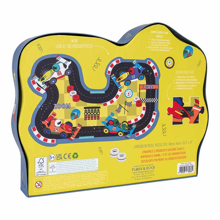 Puzle 80 pz Circuito Cars