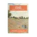 Postal con semillas de flores, Monet, campo con amapolas