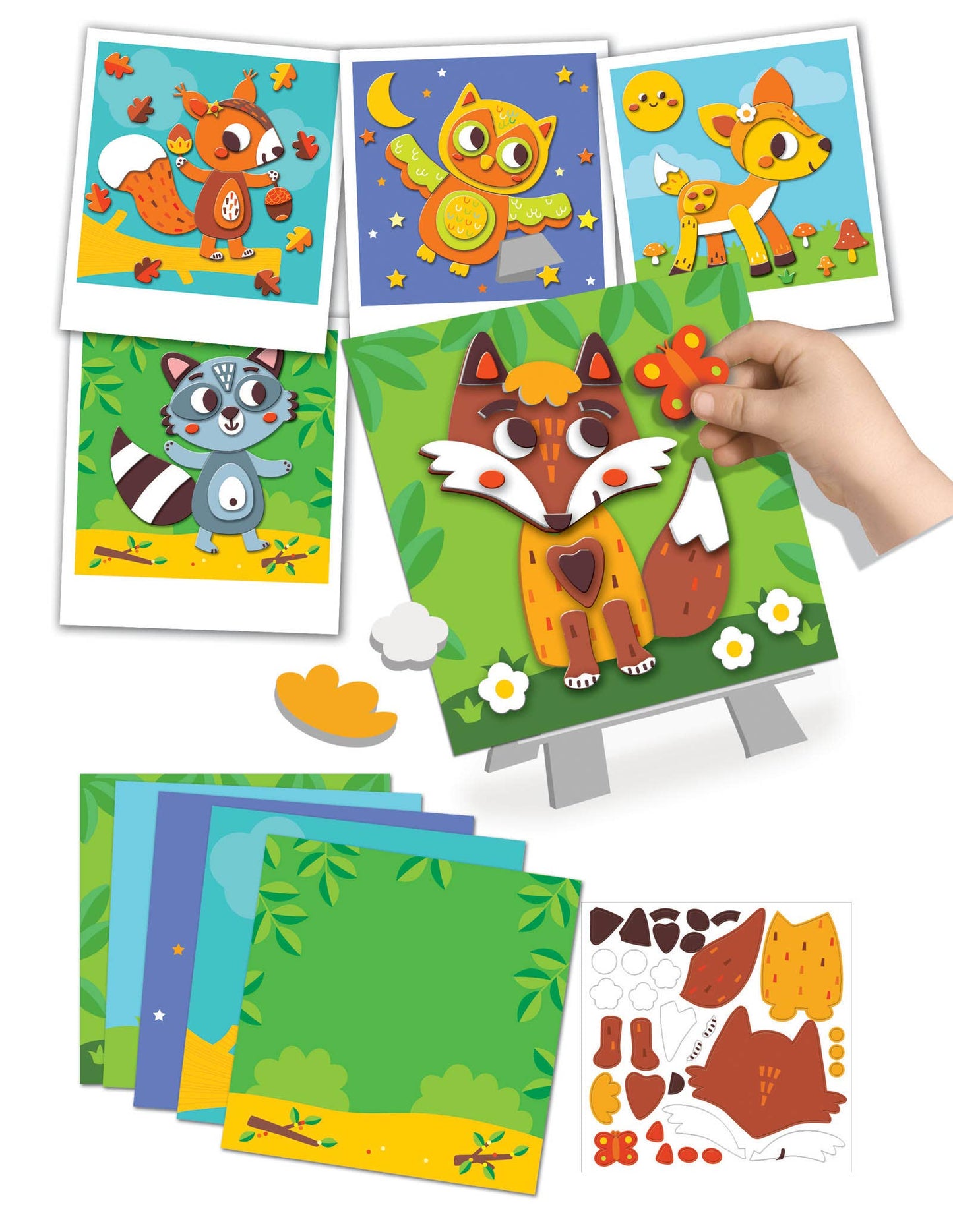 KIT DE RETRATOS «ANIMALES DEL BOSQUE»