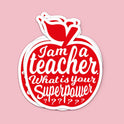 Pegatina Teacher