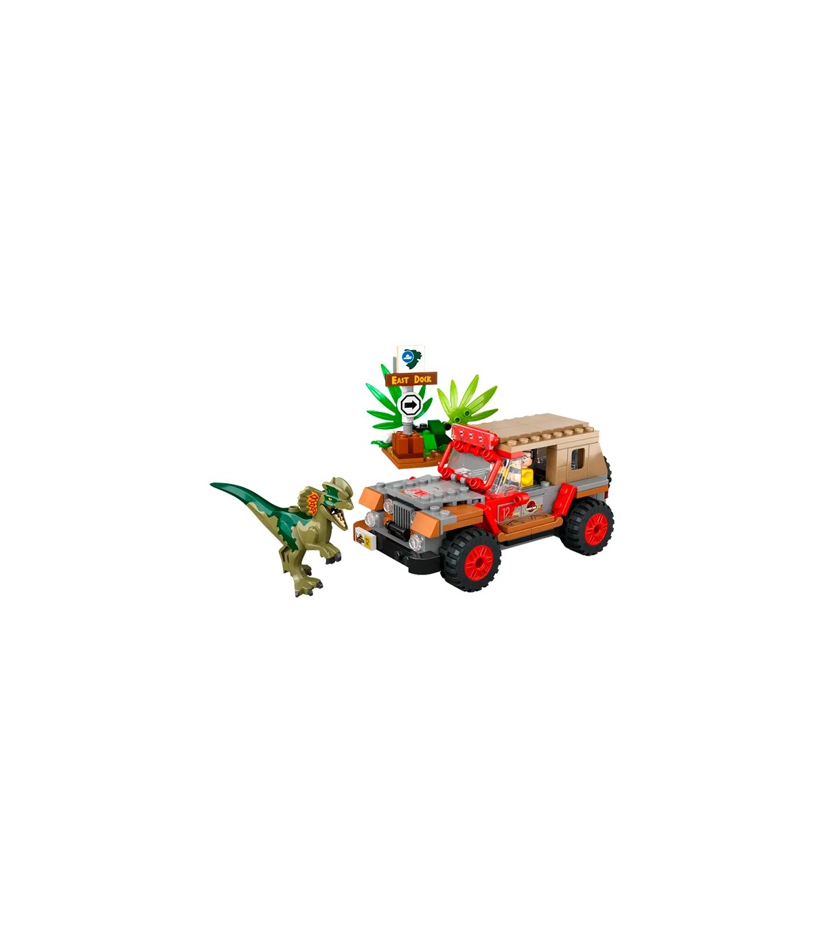 LEGO JURASSIC WORLD EMBOSCADA DEL DILOFOSAURIO