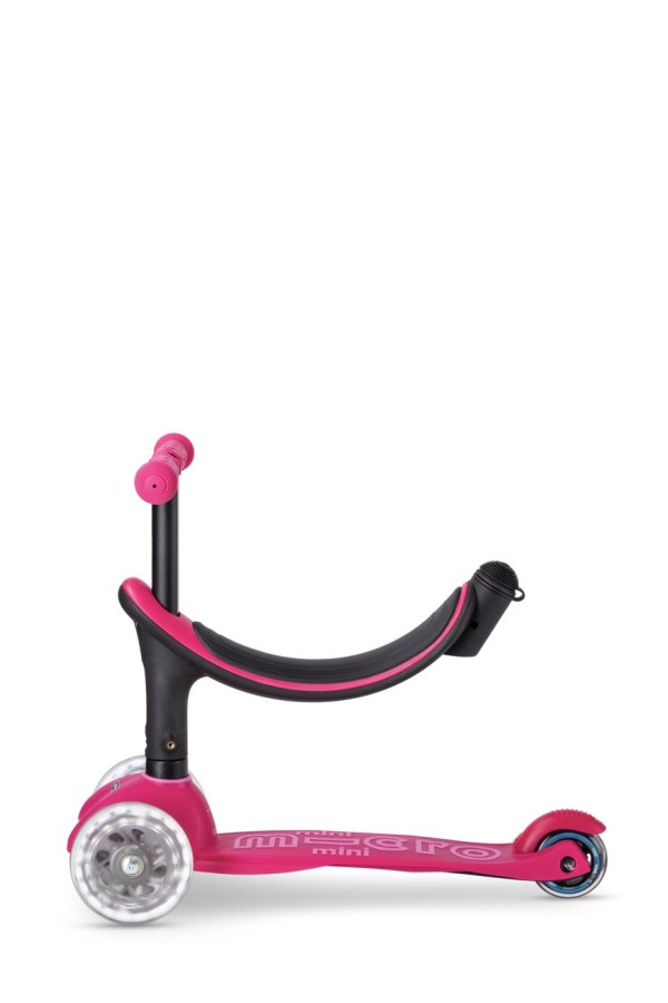 Patinete 4en1 LED ROSA
