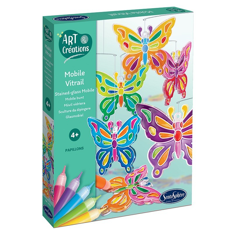 Vitral Móbil Mariposas