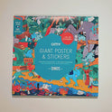 POSTER XL DINOS + PEGATINAS